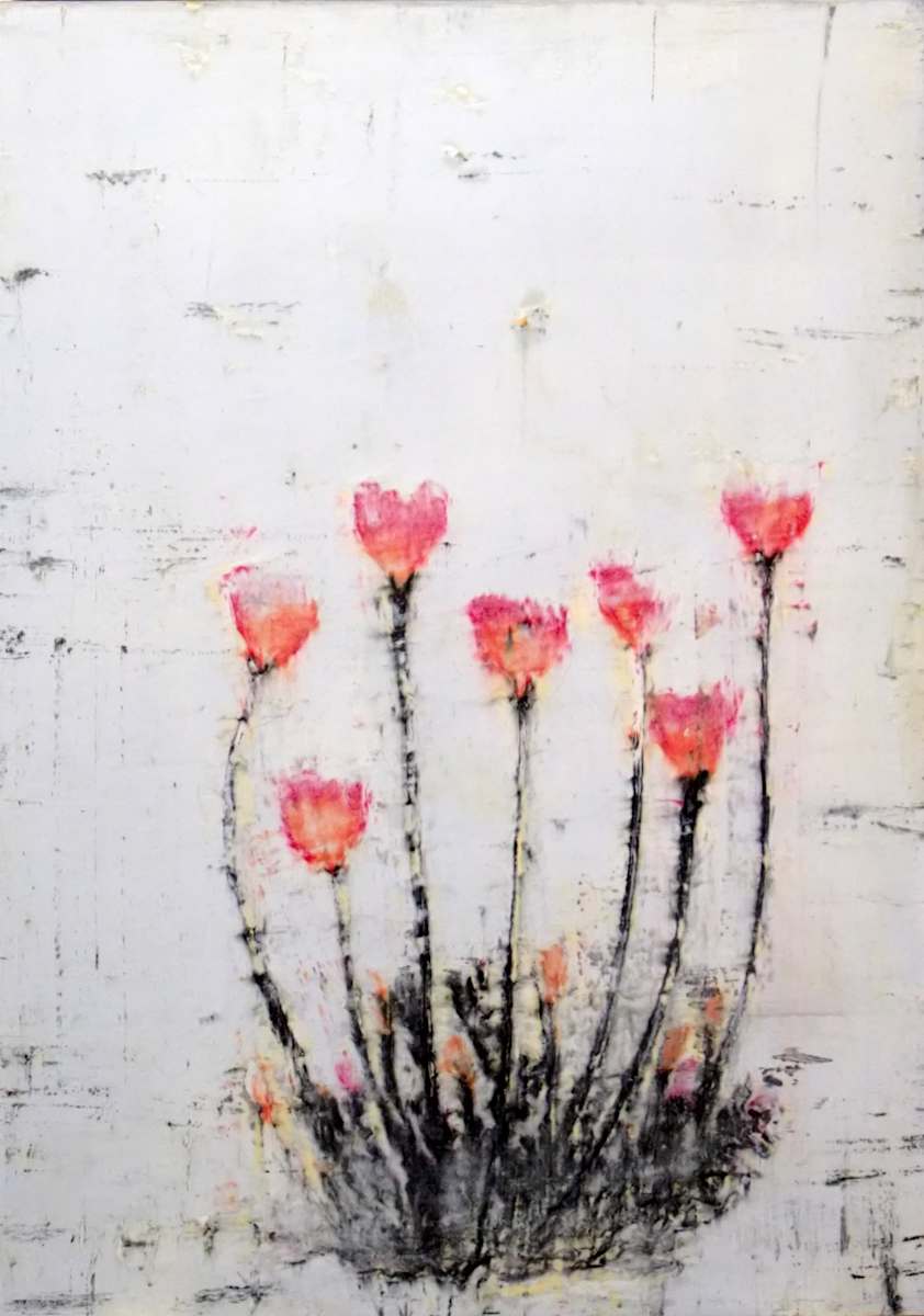 Hinageshi (Red Poppy) by Bernard Weston, Image 1.
