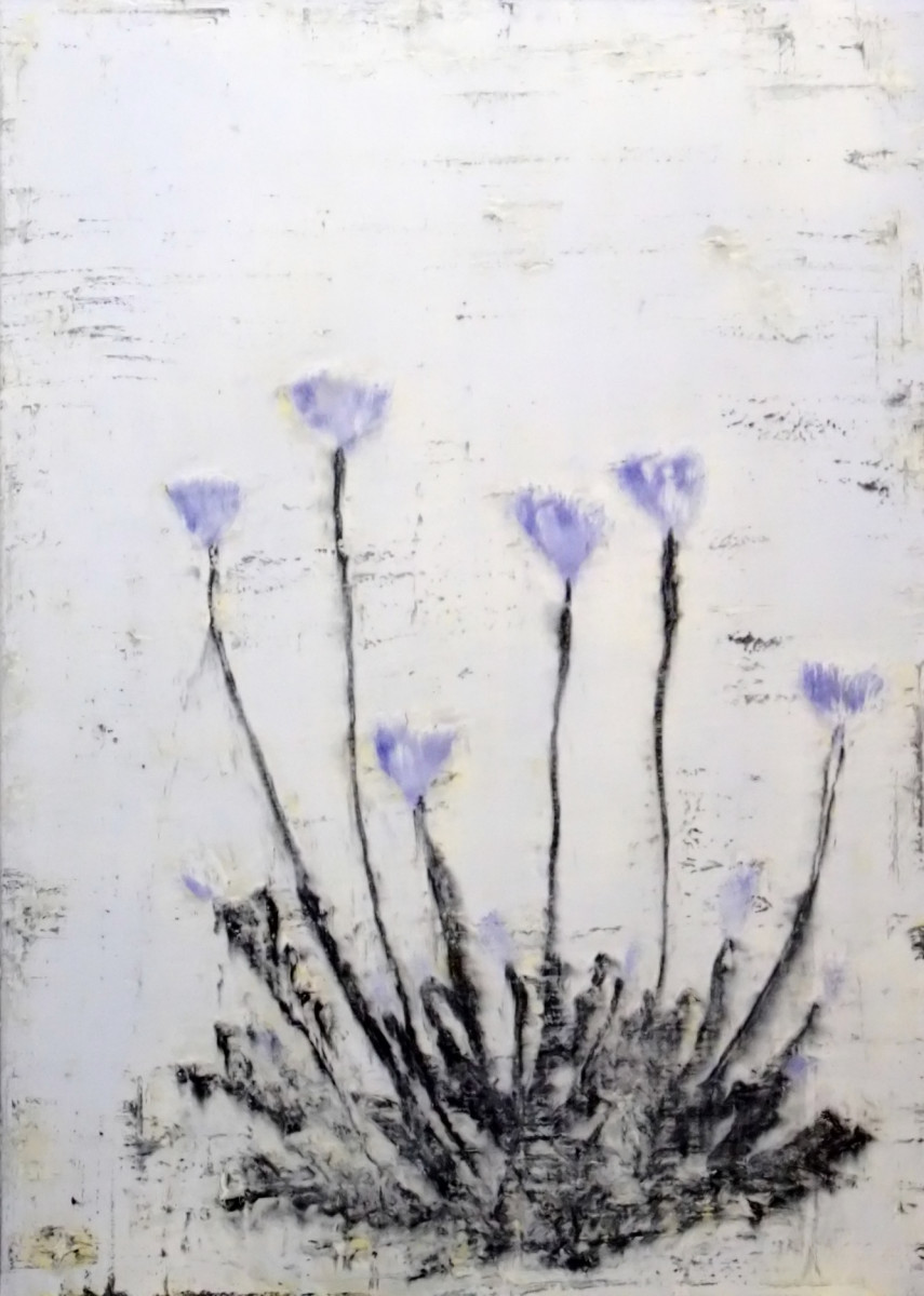 Ao keshi (Blue Poppy) by Bernard Weston 