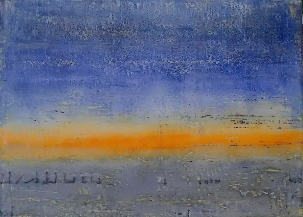 Abandoned Pier by Bernard Weston 