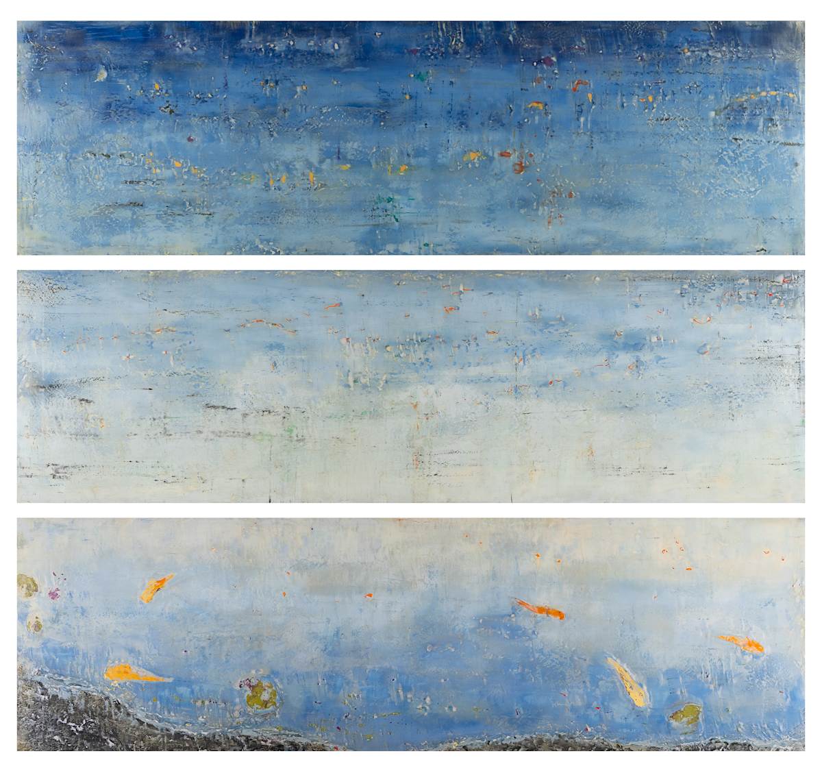 1084 Triptych by Bernard Weston, Image 1.