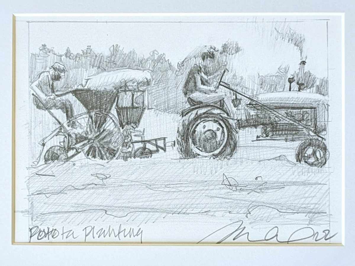 Potato  Planting by Rachel Catlett 