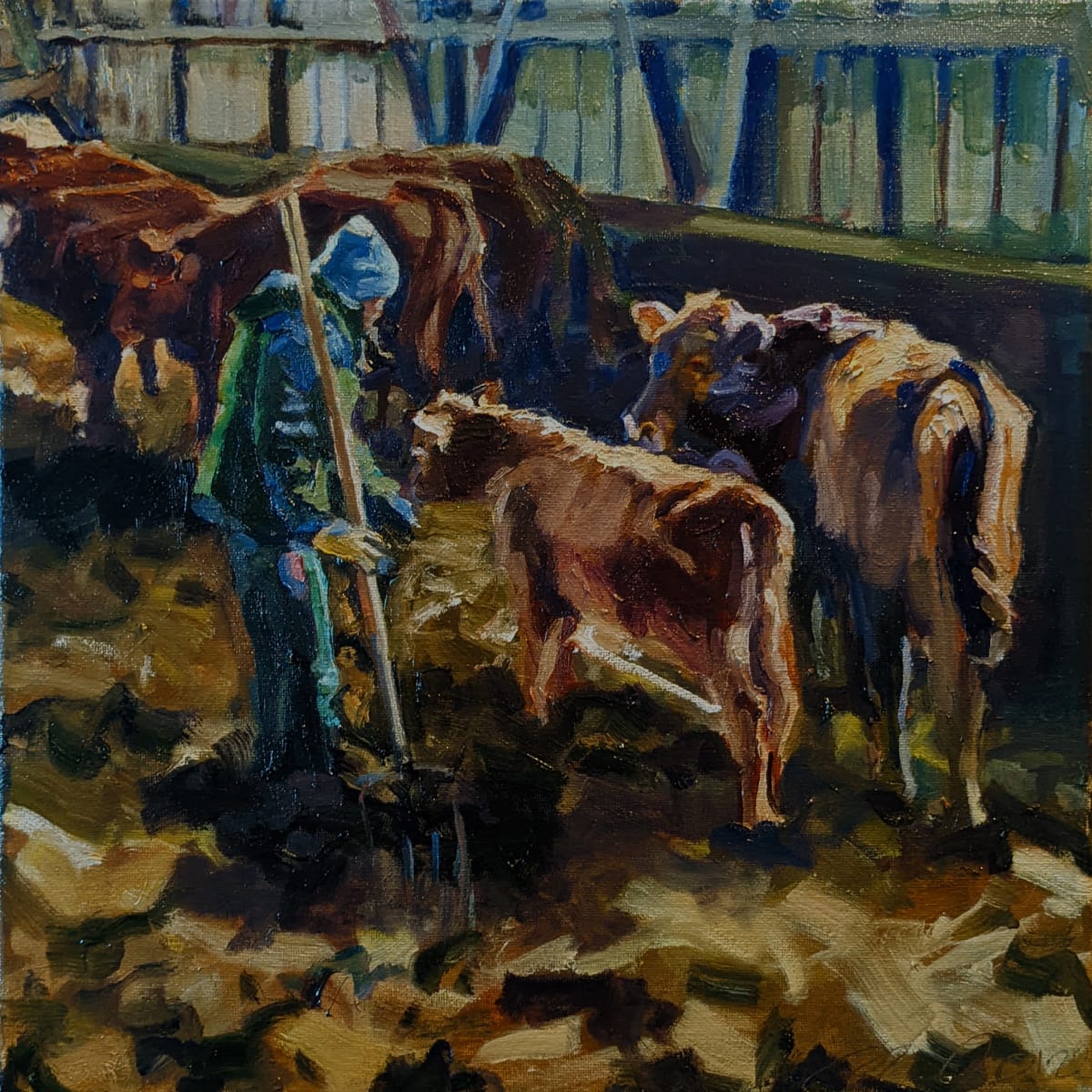 Barn Chores; Lilysland Leben, Germany by Rachel Catlett 