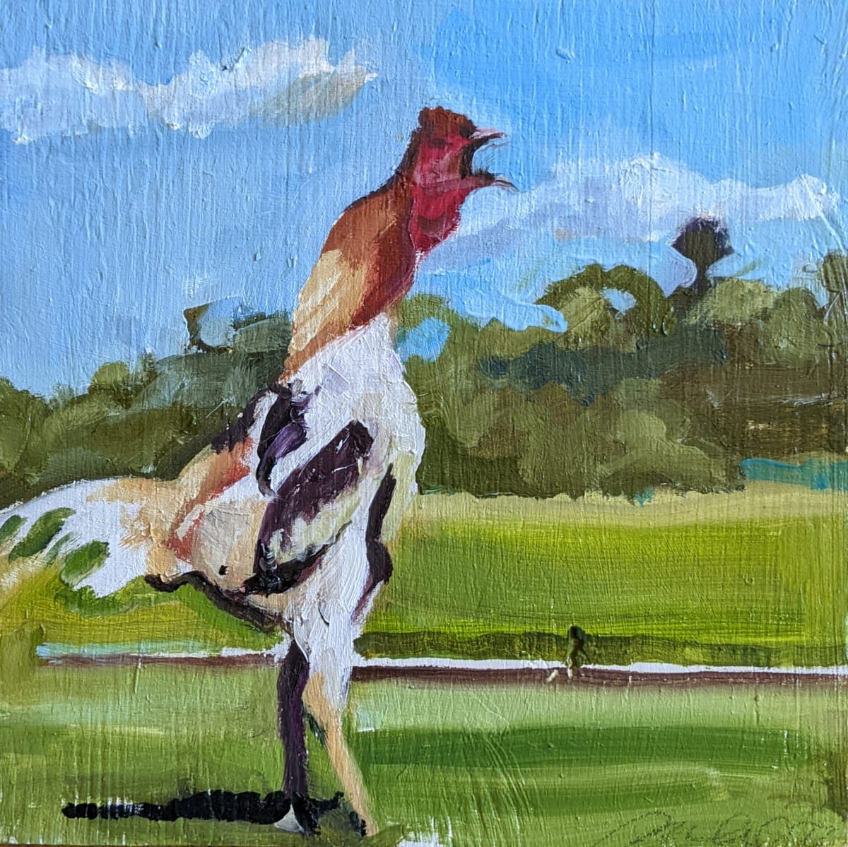 Malay Rooster by Rachel Catlett 