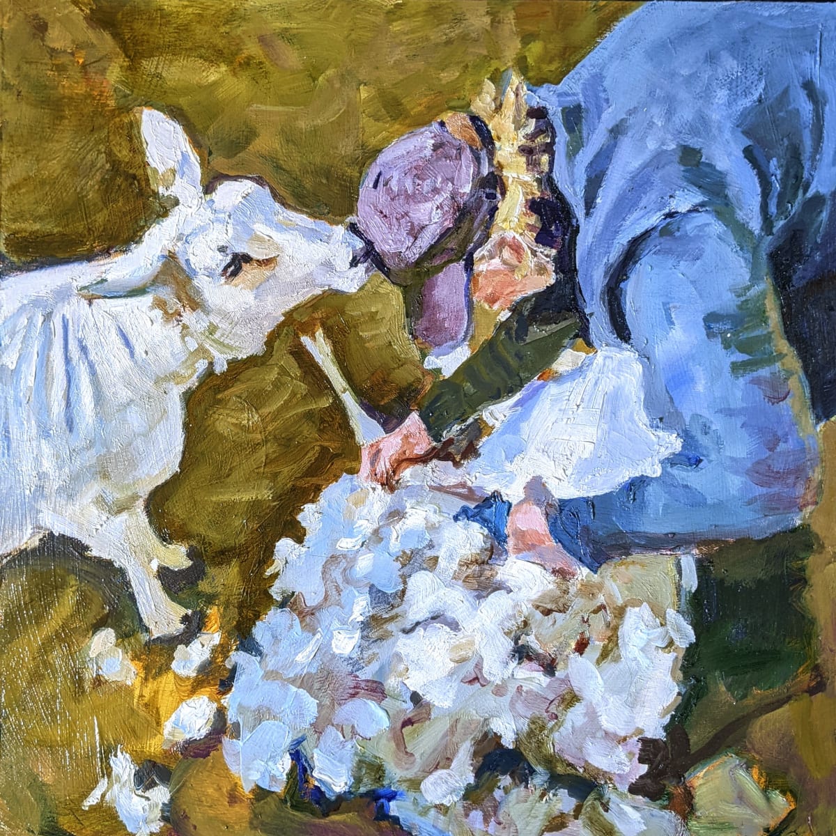 Sheep Shearer II by Rachel Catlett 