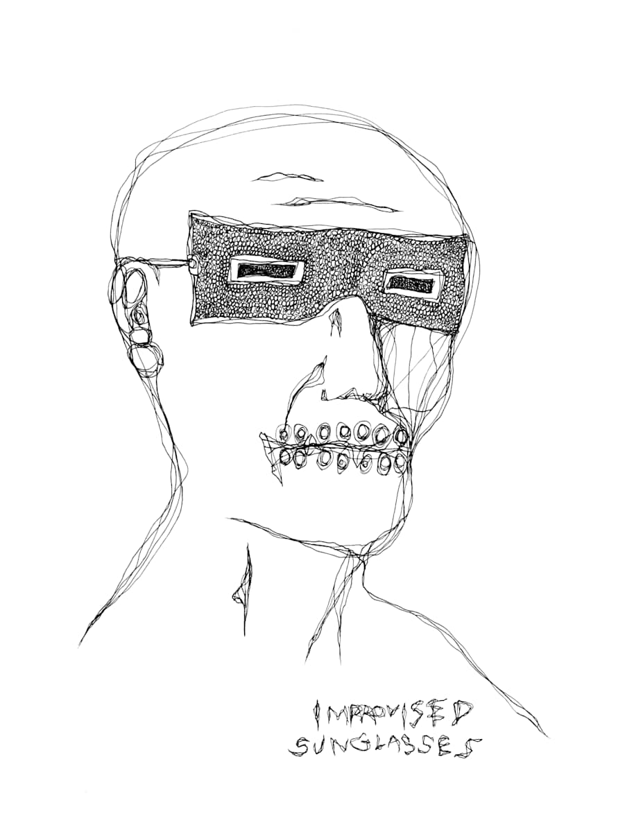 Improvised Sunglasses by Jonathan Canady 