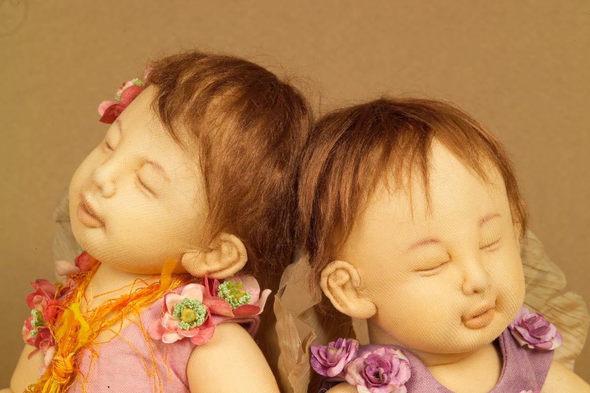 Two dozing little angels by Moonyoung Jeong 