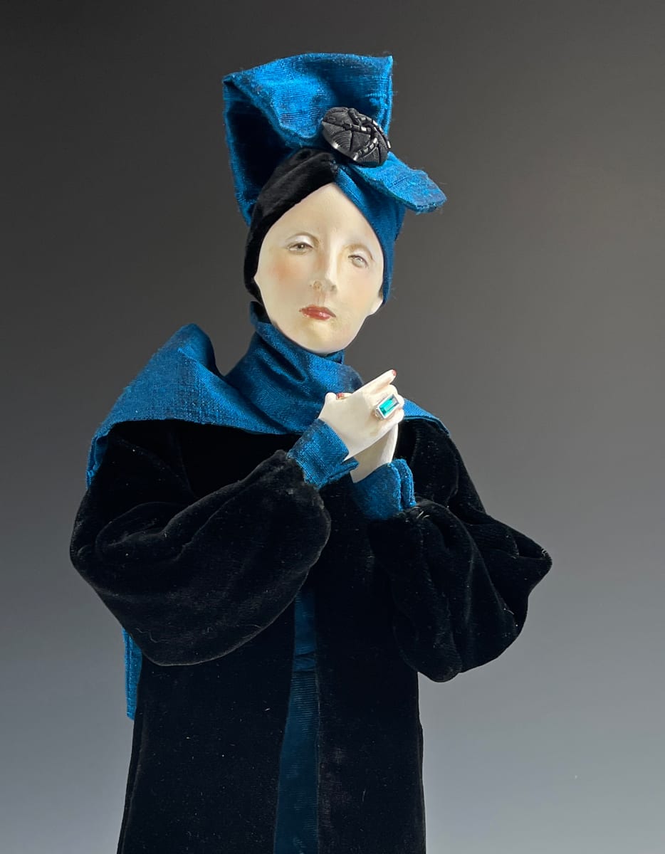 Dame Edith Sitwell by Cindee Moyer  Image: Edie close up
