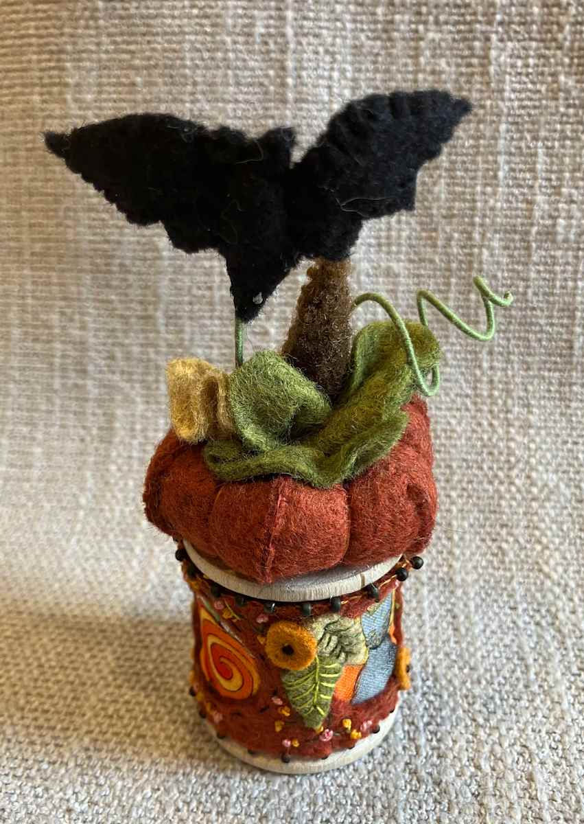 Halloween Vintage Spool by Christine Shively Benjamin, Image 1.