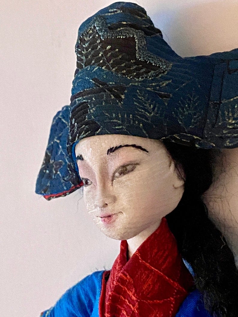 Sen Sei: Prophet Scholar  OOAK by Leslie O'Leary, Image 1.