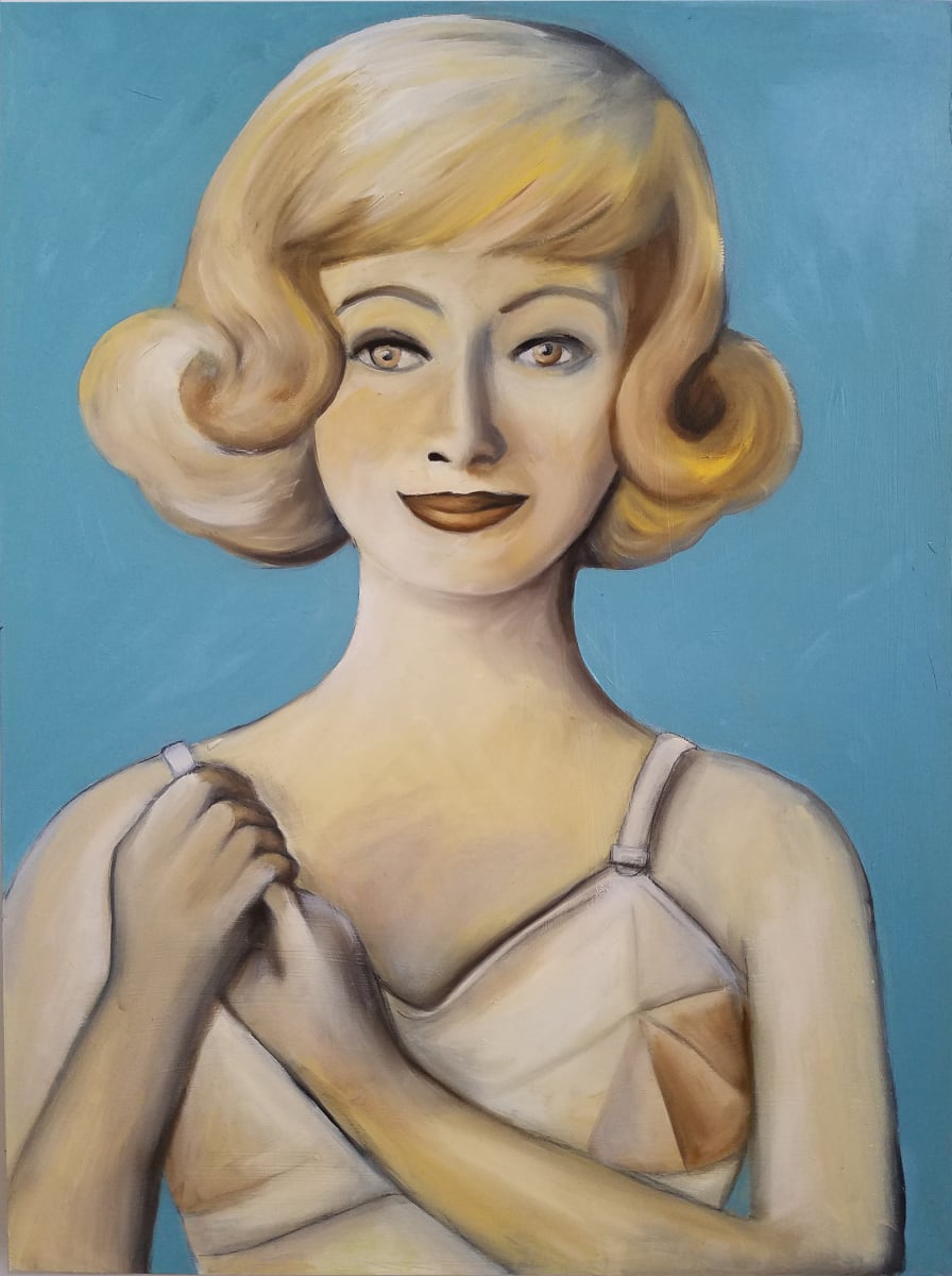 Teal Brassiere, Image 1.