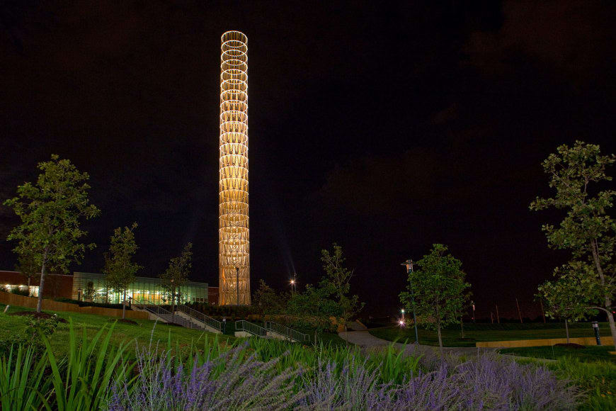 Hope Tower by James Carpenter 