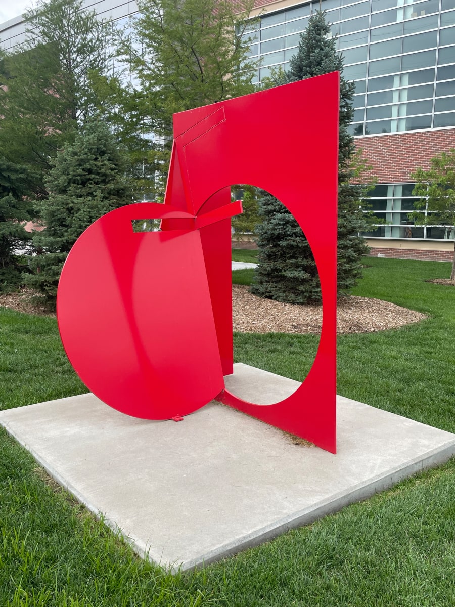 Folded Square Alphabet F by Fletcher Benton, Image 1.