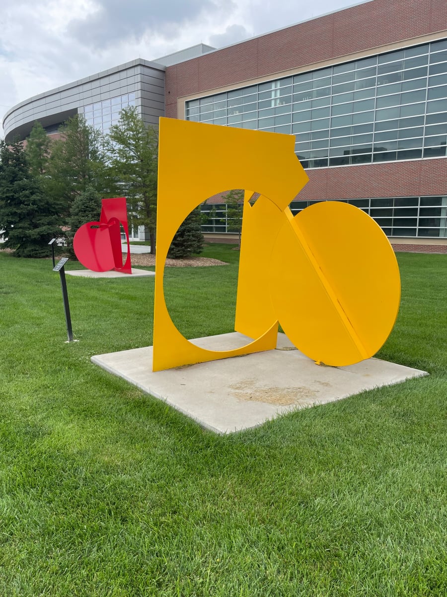 Folded Square Alphabet T by Fletcher Benton 