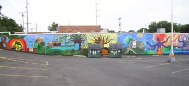 Family Dollar Mural by Kent Bellows Studios Mural Program 