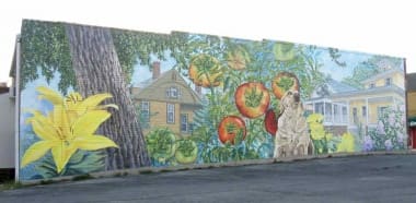 Hanscom Park Neighborhood Mural by Craig Lee 