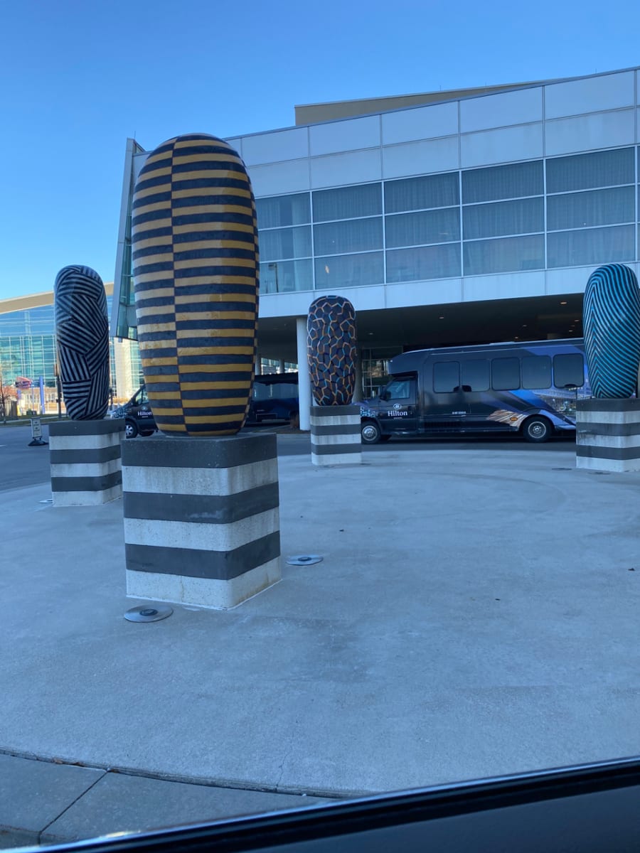 Dangos by Jun Kaneko 