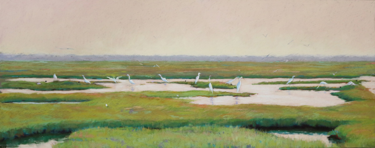 Golden Hour Flock by Lisa Gleim 