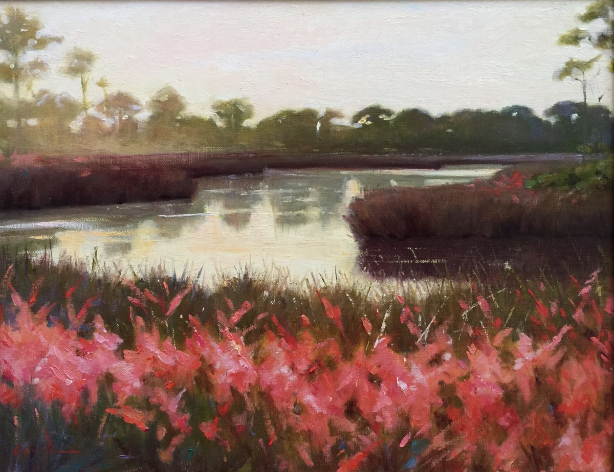 Muhly Grass at Sunset by Lisa Gleim 