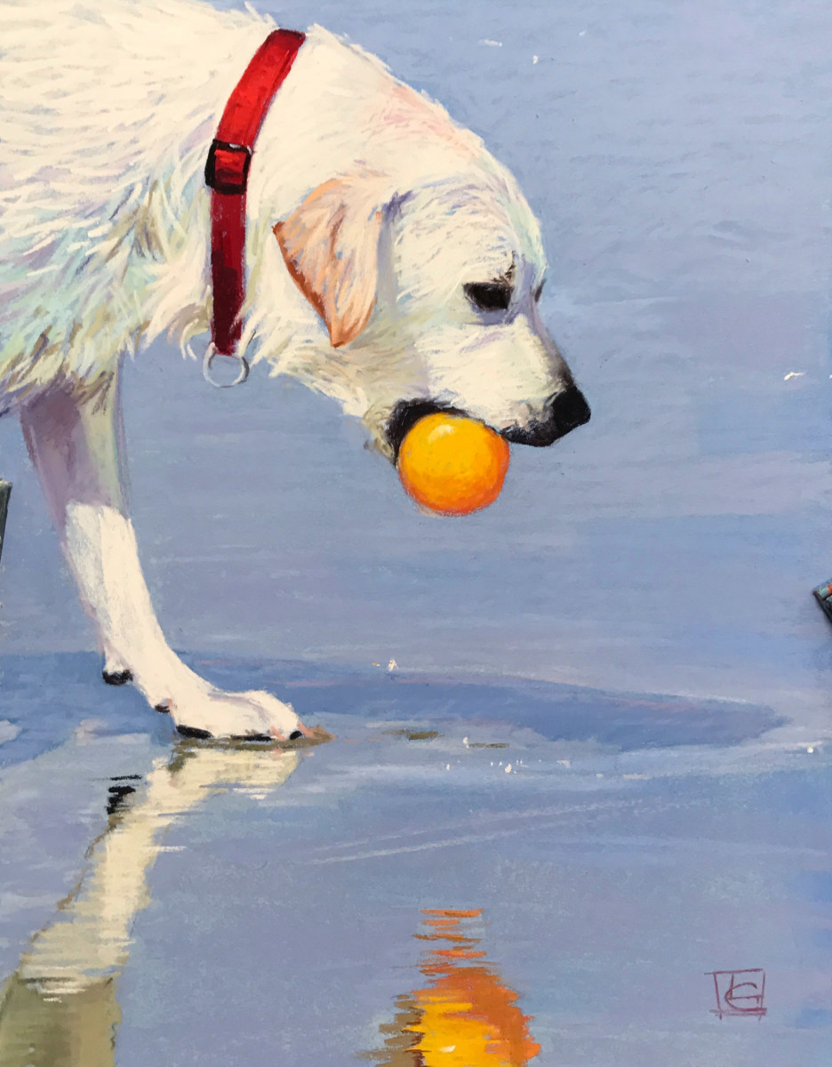 Orange Ball by Lisa Gleim 