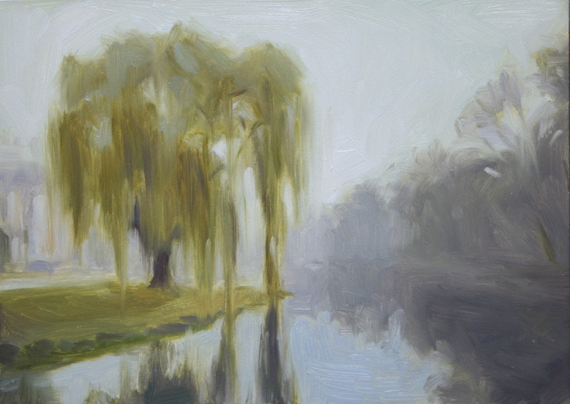 Willow, Water & Fog by Lisa Gleim 