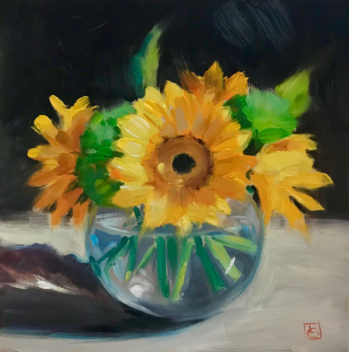 Yellow Gerberas by Lisa Gleim 