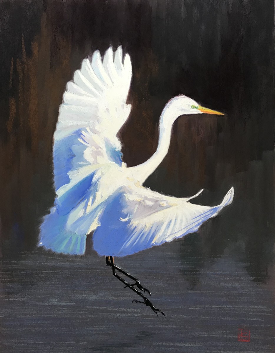 Great Egret by Lisa Gleim 