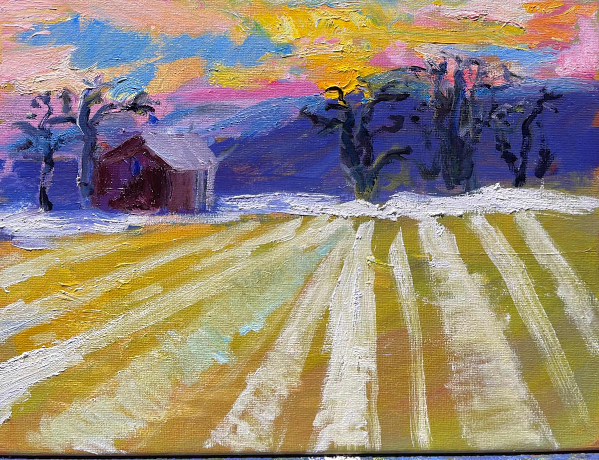 Rainbow Road twilight by iris wheaton 