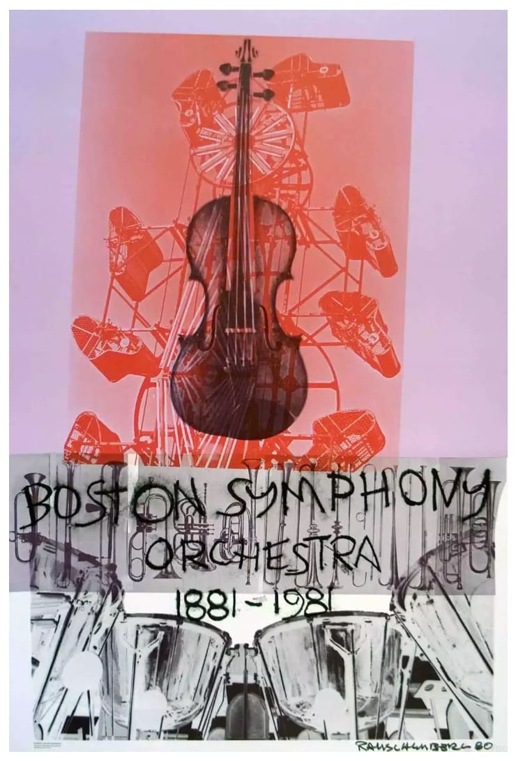 Boston Symphony Orchestra by Robert Rauschenberg 