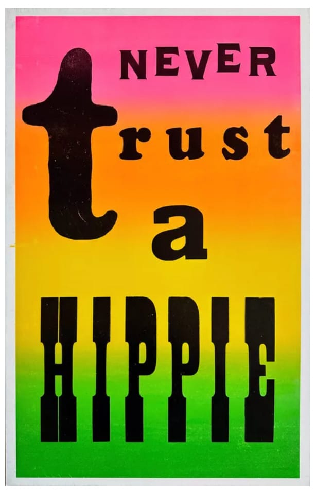 Never Trust a Hippie by Scott King 