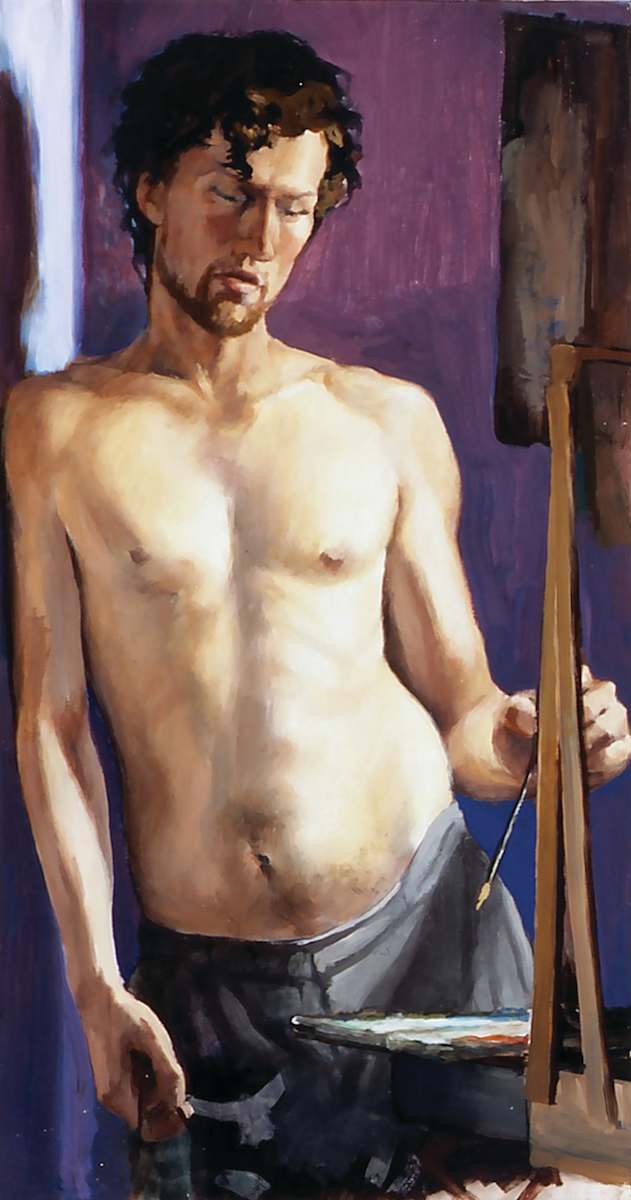 Umbrian Self-Portrait by John Jacobsmeyer 