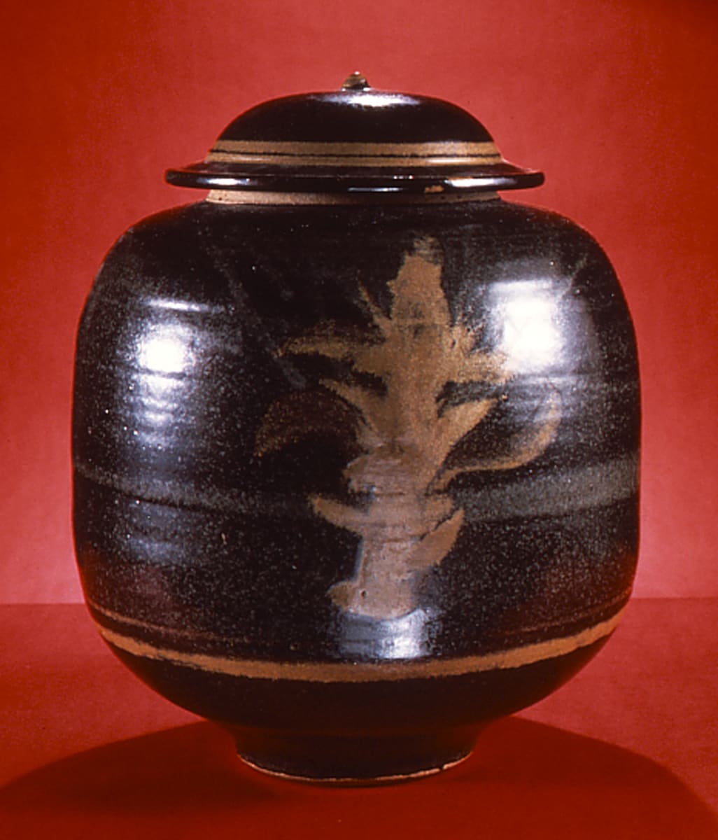Large Covered Jar by Michael Johnson, Image 1.