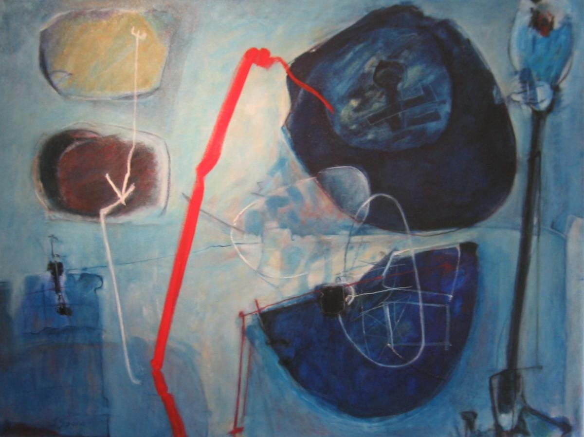 Dancing Under the Street Light by Laura Spong 