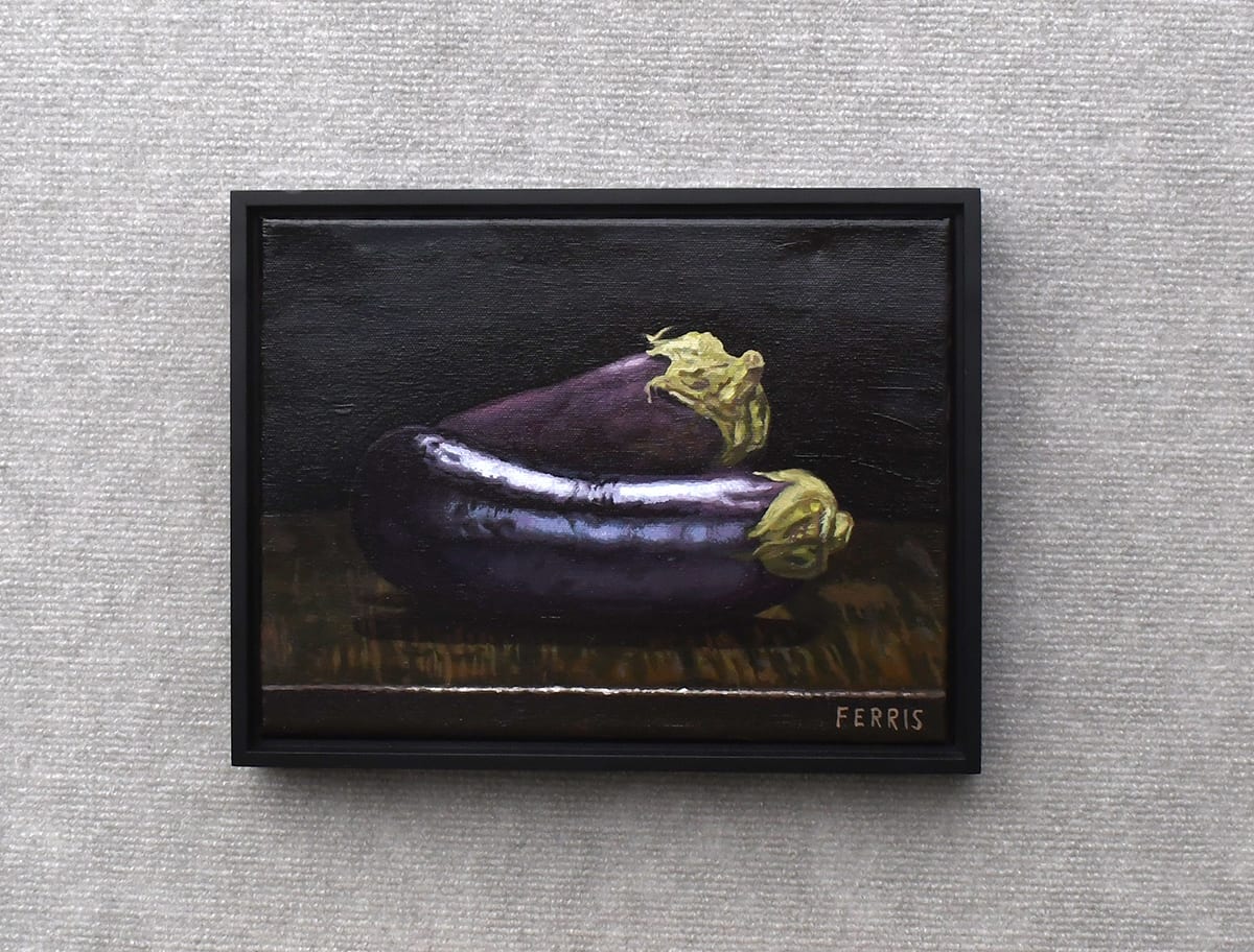 Eggplants by Rodger Ferris 