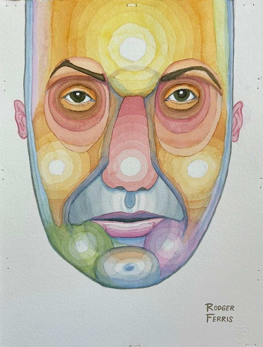 Colorful Random Portrait by Rodger Ferris, Image 2.
