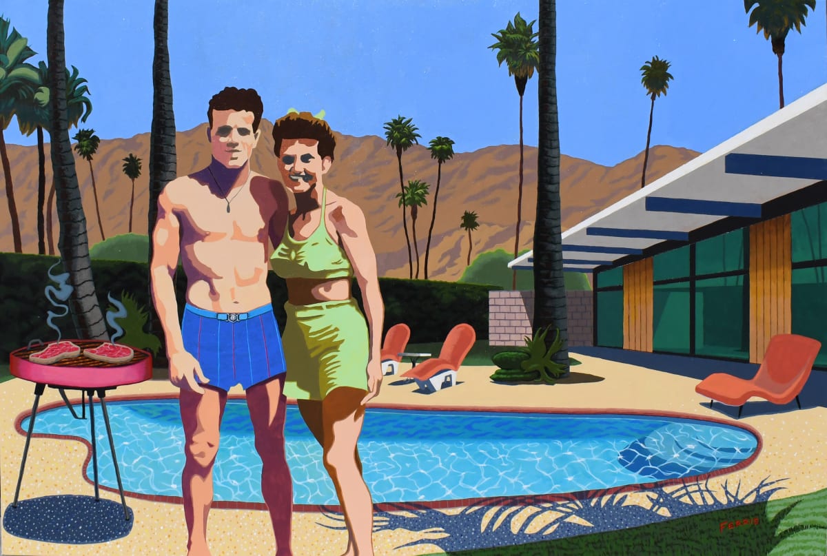 Retro Reverie: Fred and Evelyn by Rodger Ferris 