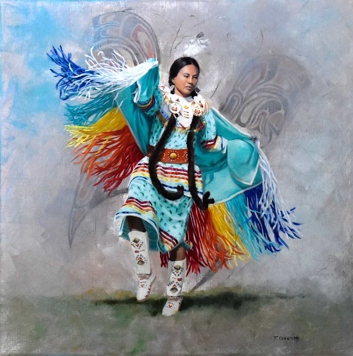 Shawl Dance by Theresa Otteson  Image: Shawl Dancer