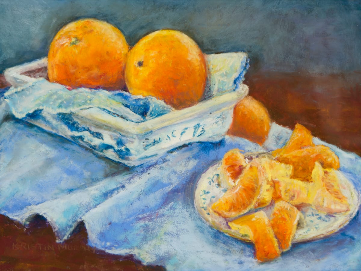 Oranges in Blue by Kristin Murphy 