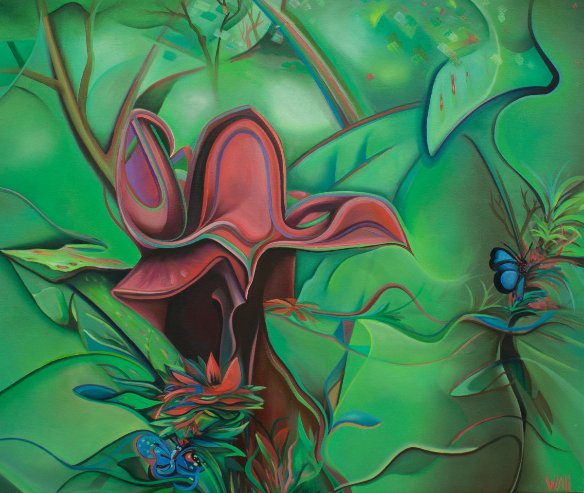Pink Jungle Flower, Image 1.