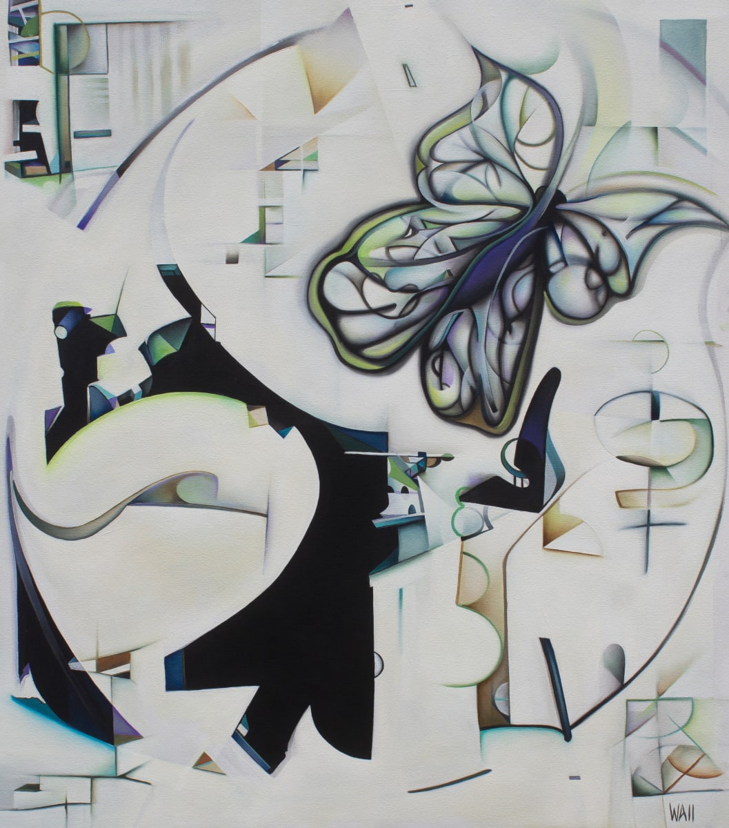 White Butterfly by Brian  Wall 