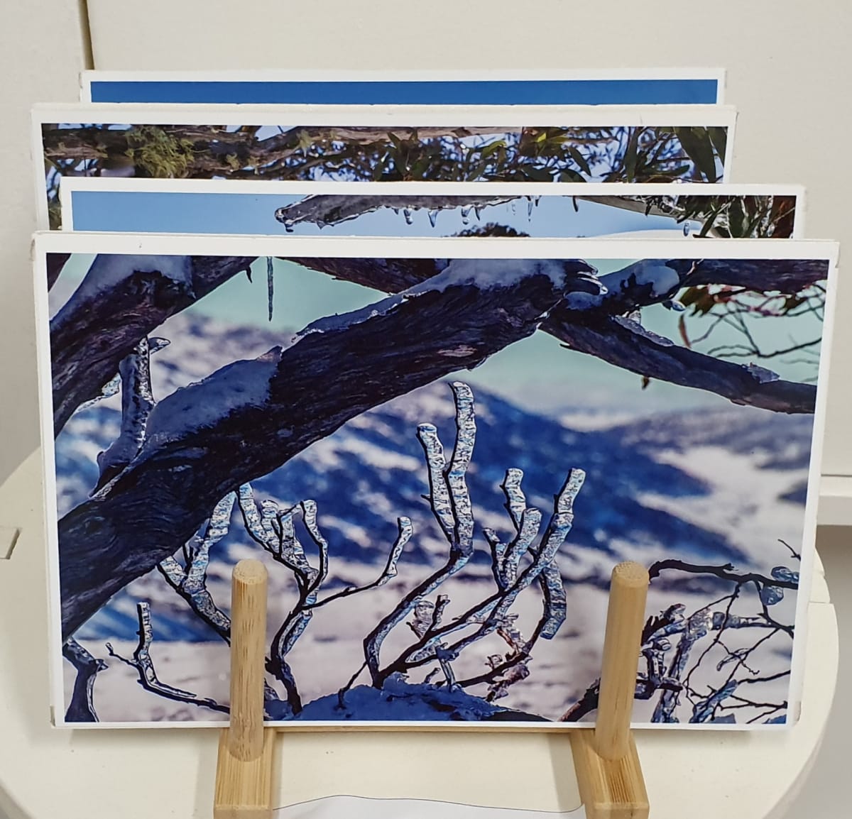 WAL A5 mounted prints by Wanda Lach  Image: Frozen artwork Charlotte Pass