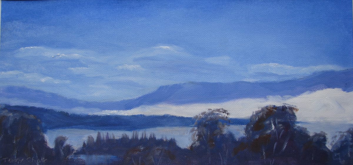 Autumn Morning, Lake Jindabyne by Terry Chalk 