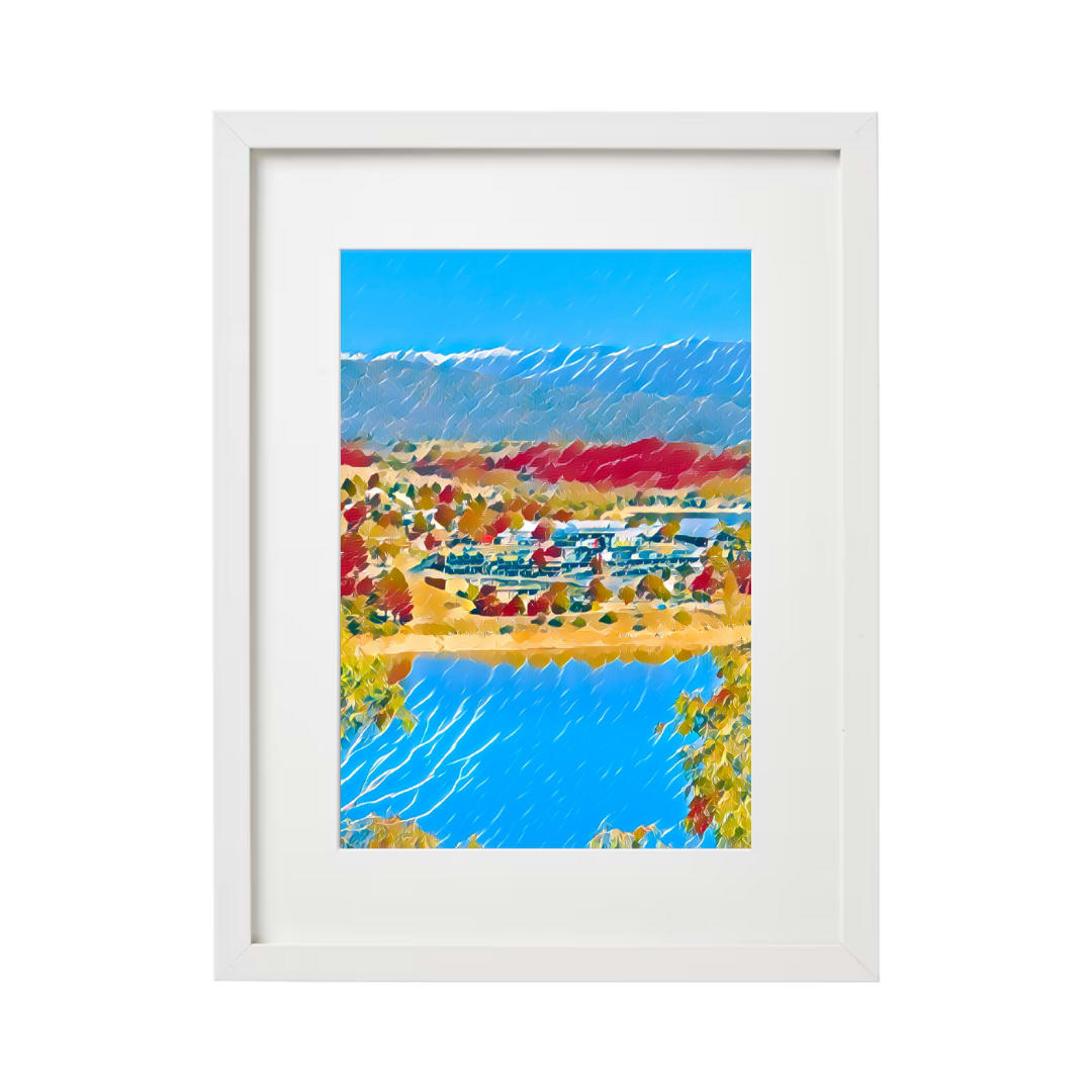 Eastern (A4 Print Framed White) by Fiona Latham-Cannon  Image: Eastern