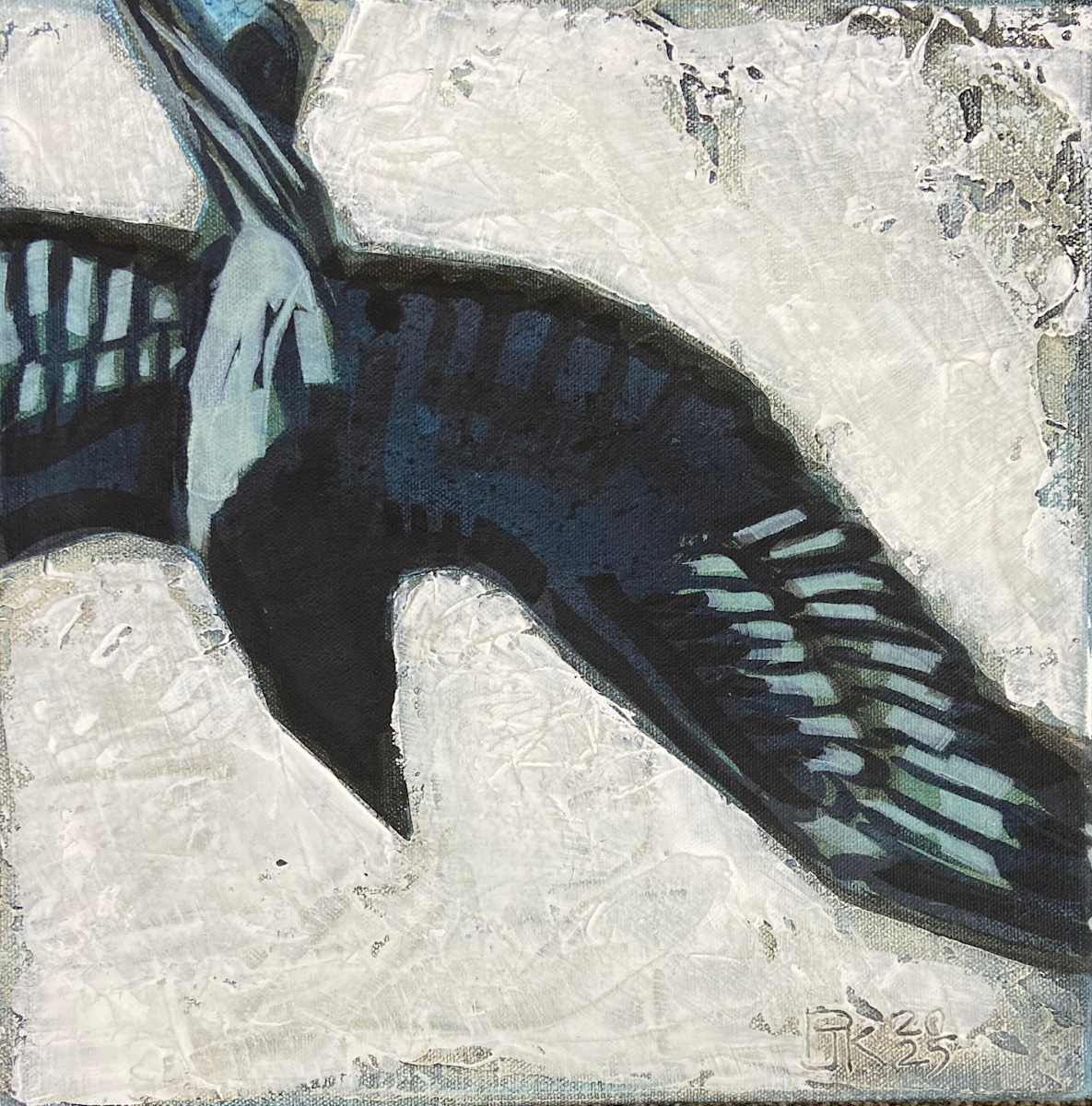 Bird study DIVING by Pattie Keenan, Image 1.