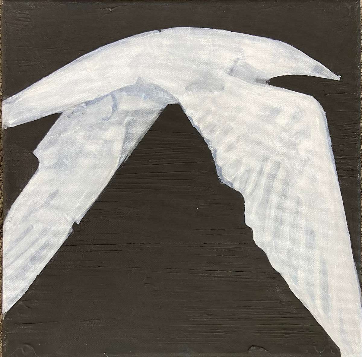Bird study White #2 by Pattie Keenan, Image 2.