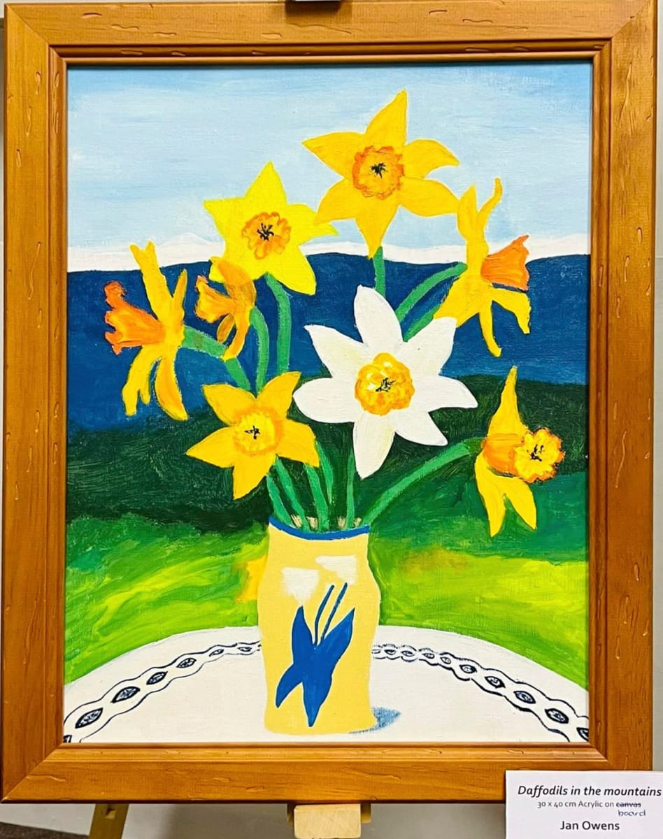 Daffodils in the Mountains by Jan Owens 