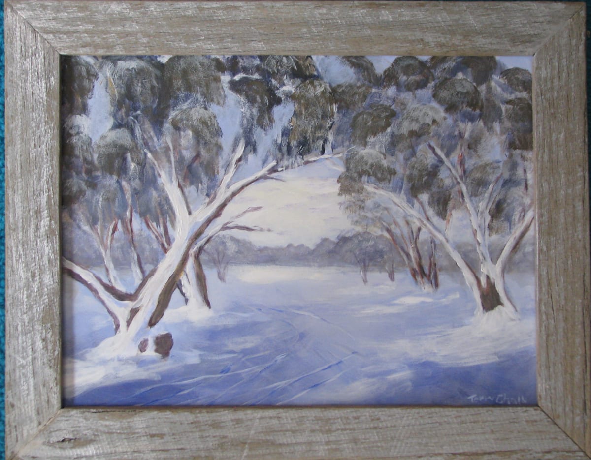 Morning Tracks, Perisher by Terry Chalk 