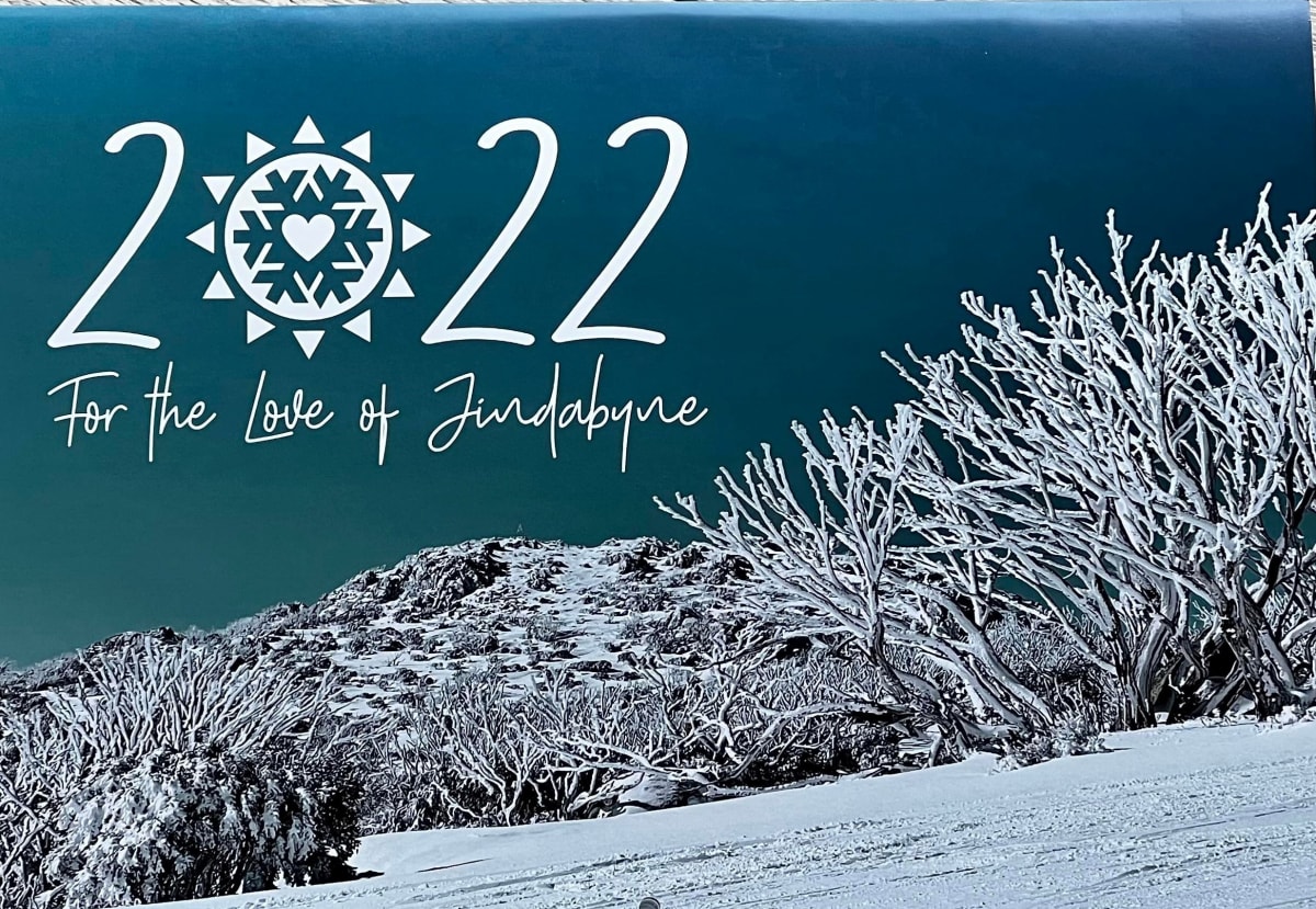 For the Love of Jindabyne 2022 Calendar by Fiona Latham-Cannon  Image: Cover 2022 For the Love of Jindabyne Calendar