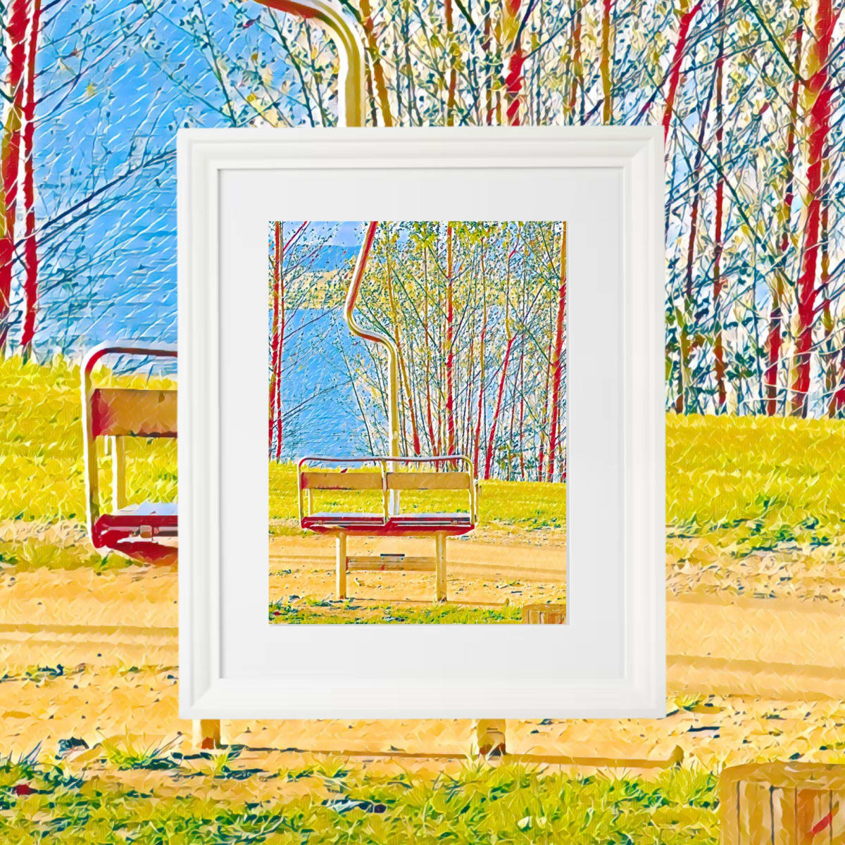 Double Chair Jindabyne by Fiona Latham-Cannon 