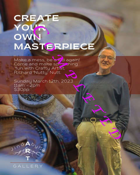 Create your own Masterpiece with Richard Nutt by Workshops 2023, Richard Nutt 