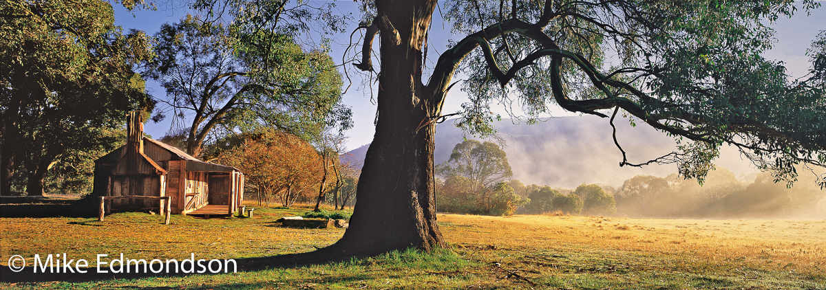 Oldfields Hut at Sunrise by Mike Edmondson, Image 1.